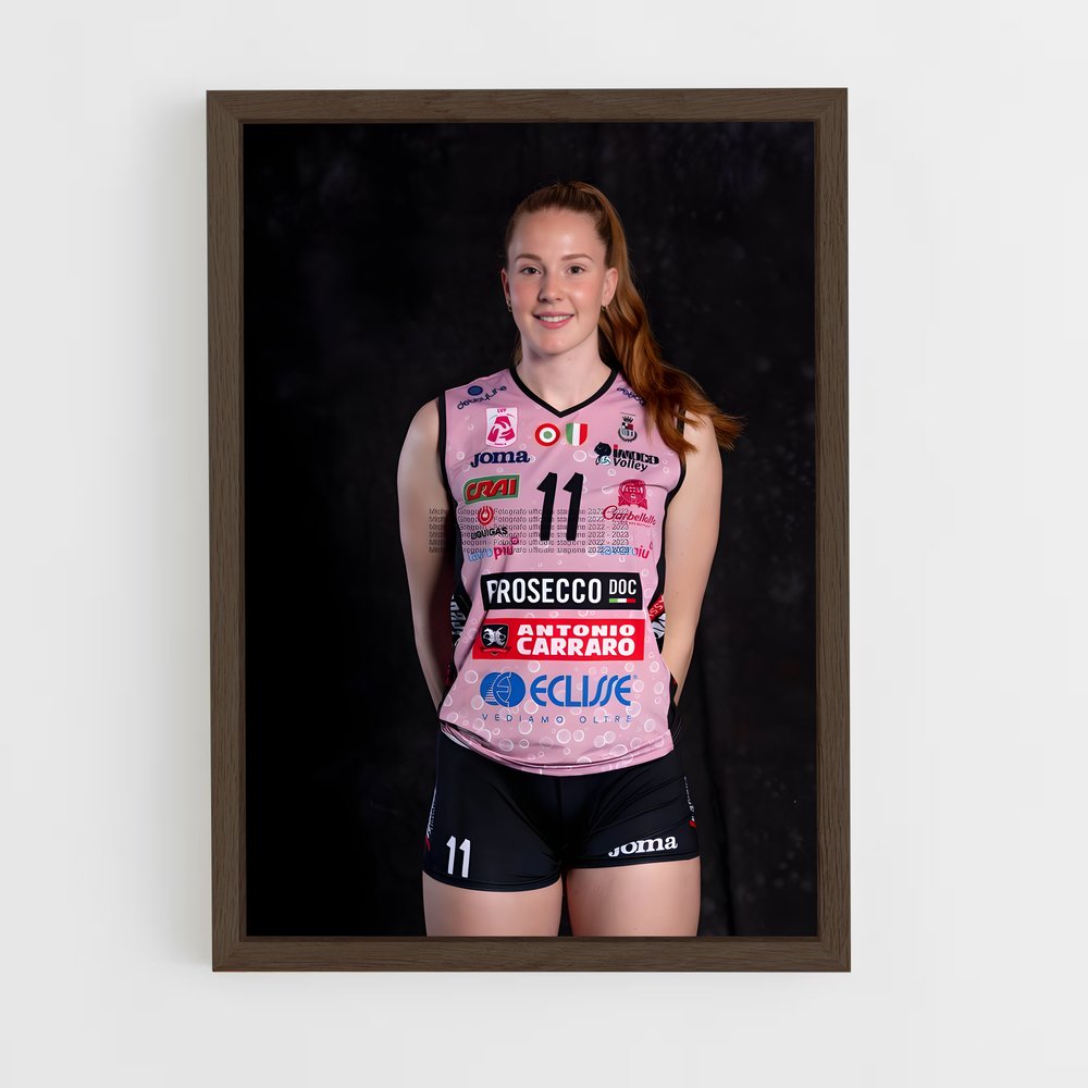 Poster Isabelle haak netball – affiche Volleyball (vue 5)